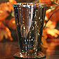 Silver Mercury Glass Mint Julip Votive Holder- 4.75 Inch