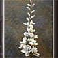 White and Grey Flora Foam Flower - 51 Inch