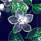 White LED Cherry Blossom Tree 90 Flowers - Foliage - Adj Height
