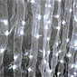 Organza Curtain - 200  White LED Lights  AC Power