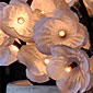 Battery Operated LED White Plum 60 Bulb 39 Inches - Timer