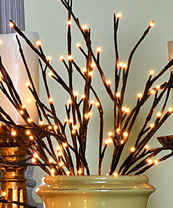 Lighted Willow Branch 144 Bulb - 3 Stems - Electric