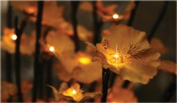 Lighted Yellow Autumn Branch 60 Bulb - Electric