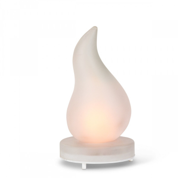 6 Inch Candle Tip Flame Battery Operated Bulb