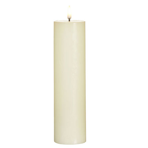 Illuminated Garden Uyuni Flameless Candle 2.25 x 9.75 Ivory Pillar