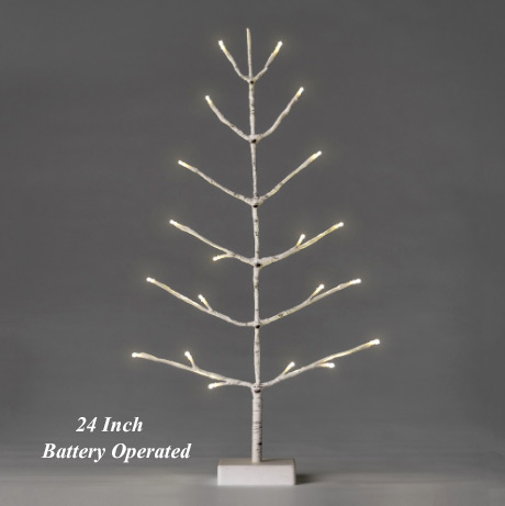 Battery operated birch trees hotsell