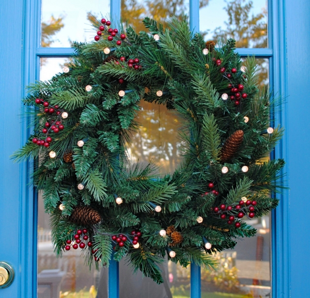 battery operated pre lit cone berry christmas wreath timer - Battery Operated Christmas Wreaths With Timer battery operated pre lit cone berry christmas wreath timer - Battery Operated Christmas Wreaths With Timer