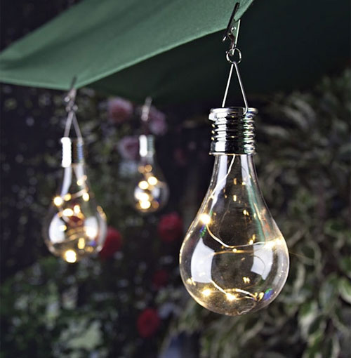 Solar Edison Clip On Light Bulb - 6 Inch