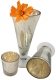 Silver Mercury Glass Votive Holder 2.5 Inch Set of 6