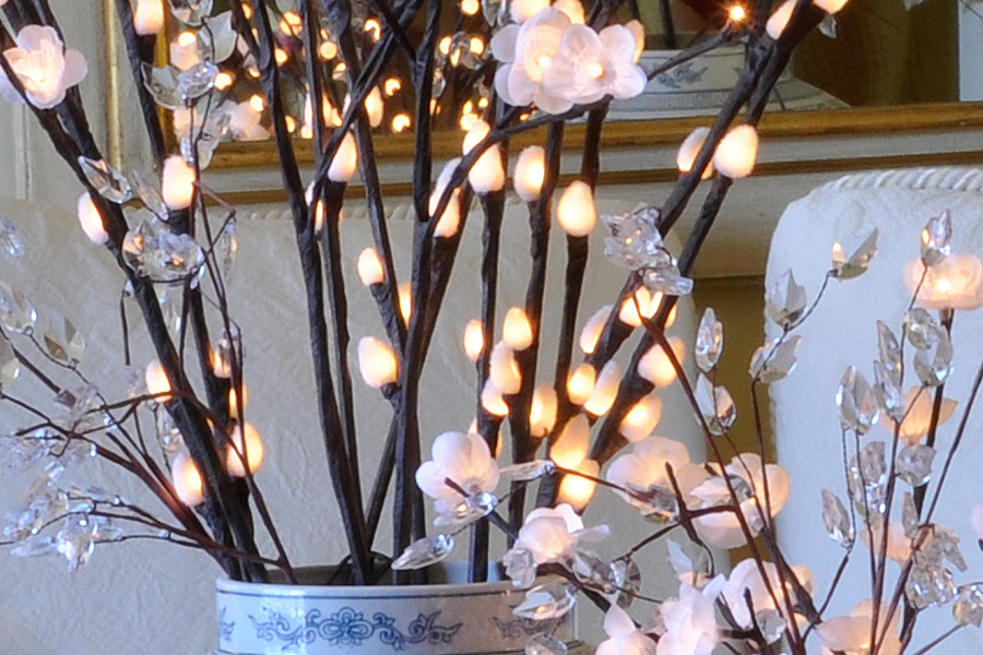 Lighted Natural Willow Branch 60 Bulb Electric - 20 Inch