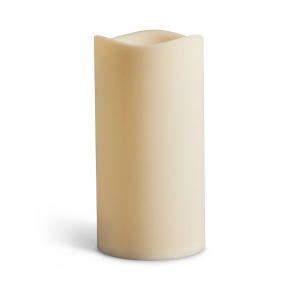 6 x 9 LED Outdoor Flameless Candle  Ivory 5 Hour Timer