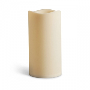 6 x 9 LED Outdoor Flameless Candle  Ivory 5 Hour Timer