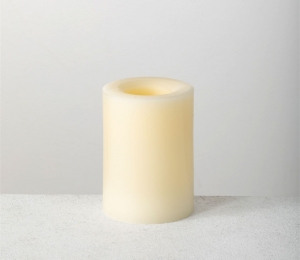 All Weather Wax Outdoor Pillars 3 x 4 Inch with 5 Hour Timer