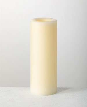 All Weather Wax Outdoor Pillars 3 x 8 Inch with 5 Hour Timer