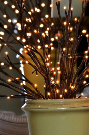 Lighted Willow Branch 60 Bulb - Electric - 20 Inch